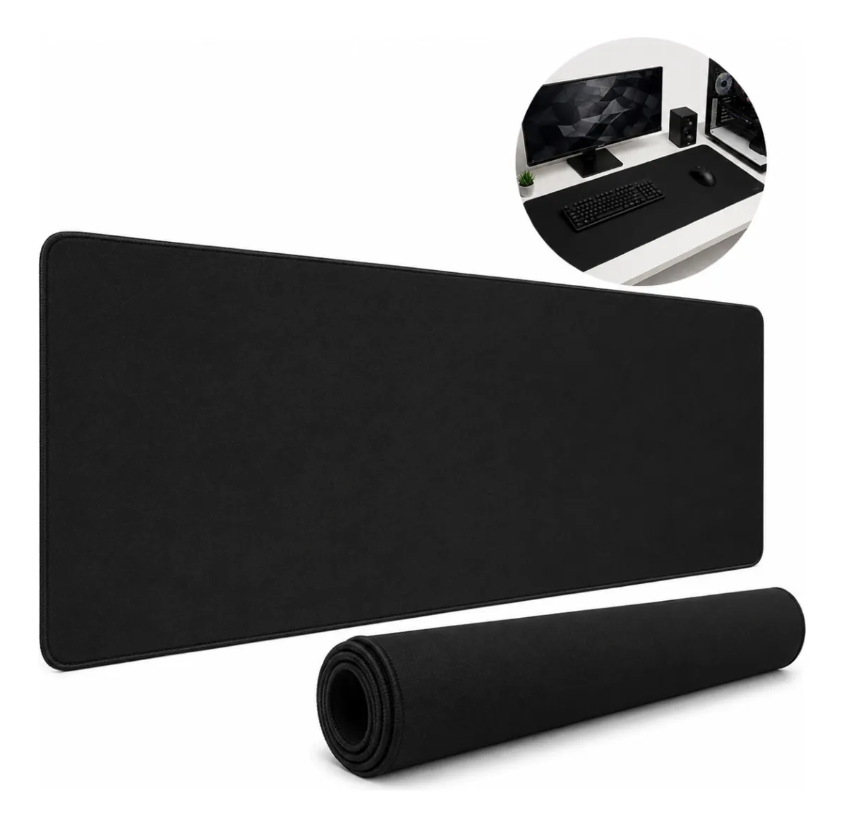 Mousepad Gamer Profissional 90x40 Cm Desk Pad Alta Qualidade